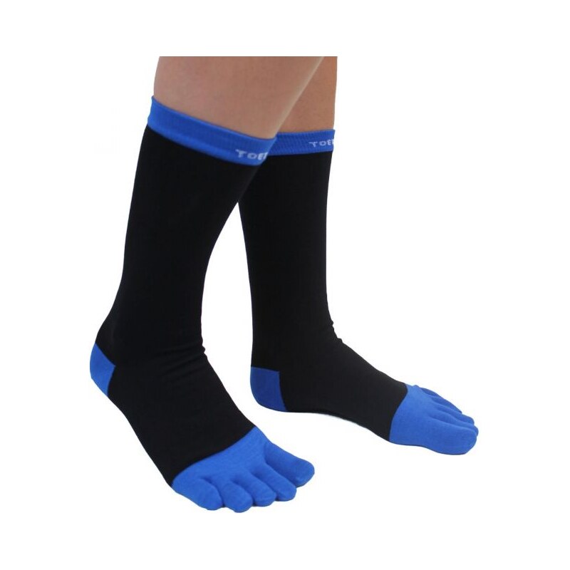 BUSINESS prstové ponožky ToeToe Čierna / Modrá Pánská 1 pár 31132506