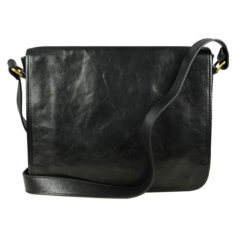 Glara Talianska kožená crossbody taška 36988957