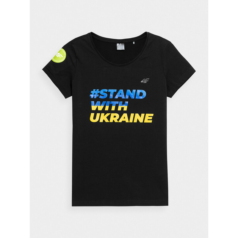 4F Dámske tričko #STANDWITHUKRAINE