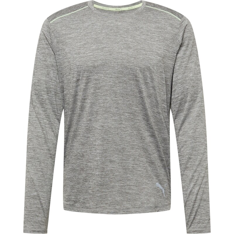 PUMA Funkčné tričko sivá melírovaná / pastelovo zelená 67750030