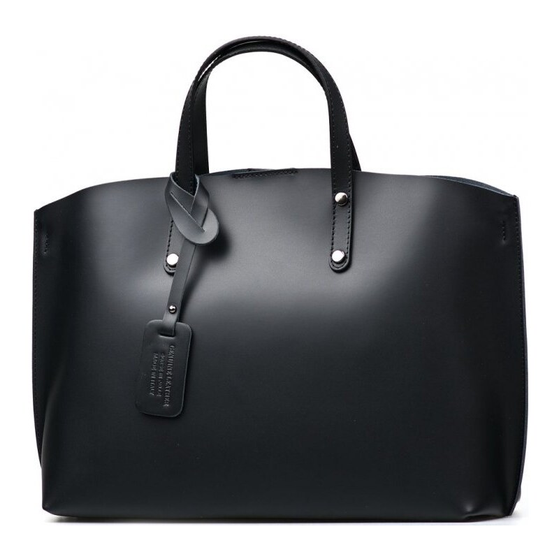 Blaire Kožená kabelka Alissa čierna 64987596