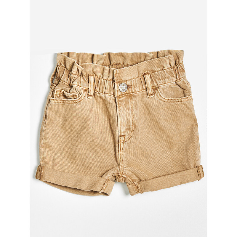 Béžové dievčenské šortky GAP kaki mom 50513320