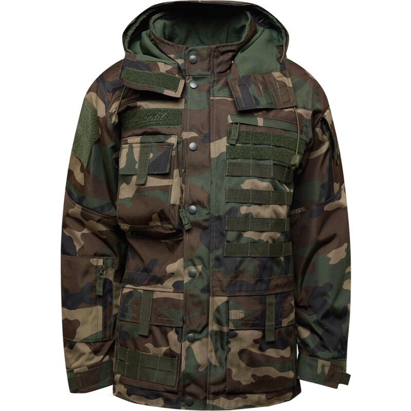 Brandit Prechodná bunda tmelová / kaki / olivová / čierna 54229798