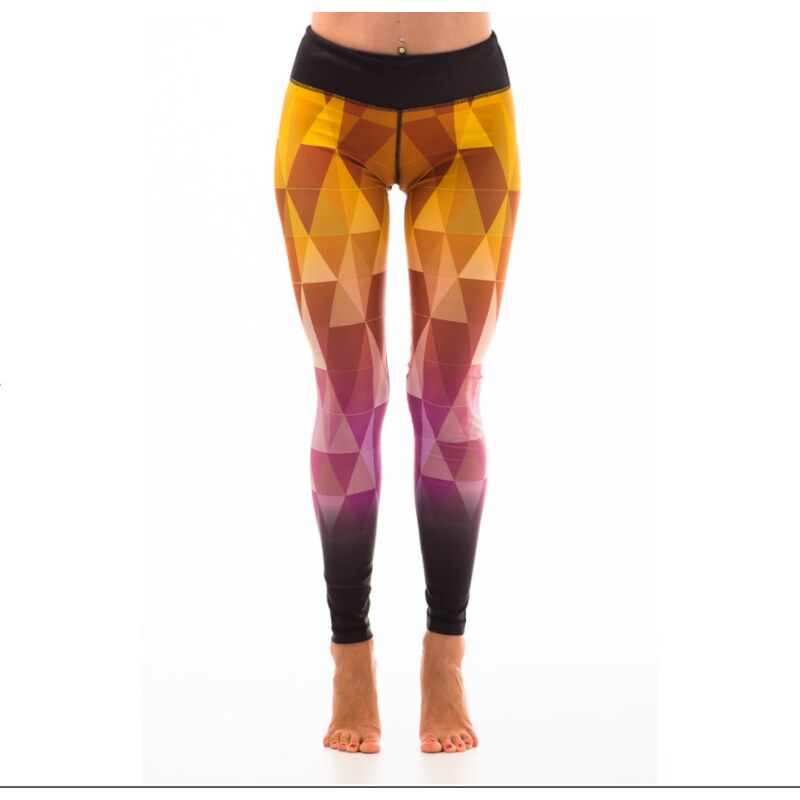 Dámske fitness legíny Six Deuce Nefertari SD-3850-YEPI - Litex 35658139