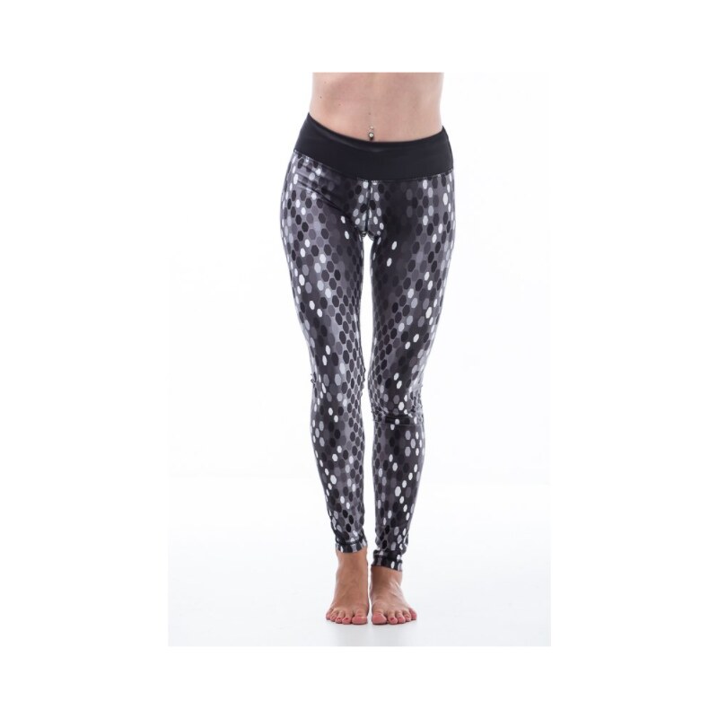 Dámske fitness legíny Six Deuce Digital Snakeskin - šedé - Litex 35658281