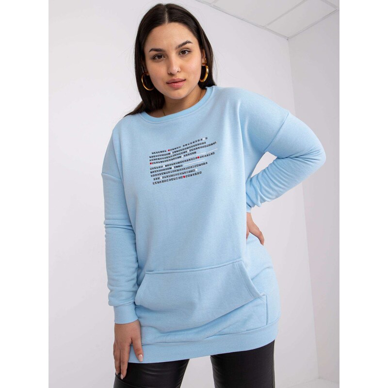 RELEVANCE Sweatshirt-RV-BL-7124.01-light blue 64792016