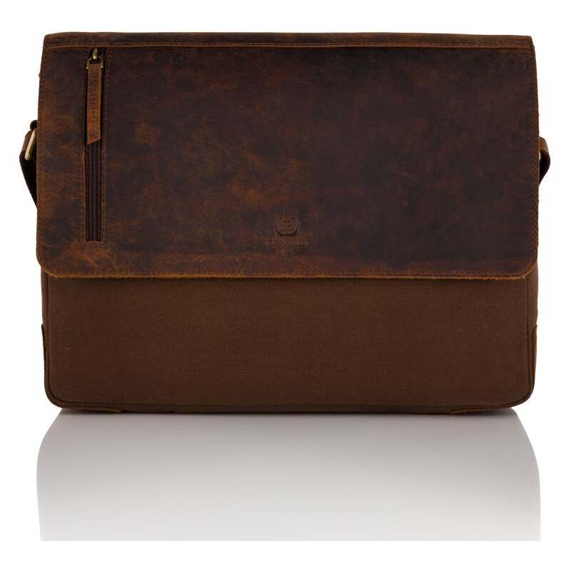 PAOLO PERUZZI Taška cez rameno | hnedá T-20-BR 31205932