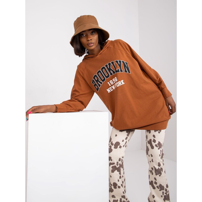 Italy Moda Sweatshirt-DHJ-BL-15658.35-light brown 64683753