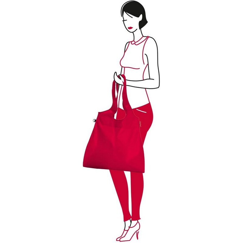 Skladacia nákupná taška Reisenthel Mini Maxi Shopper L červená