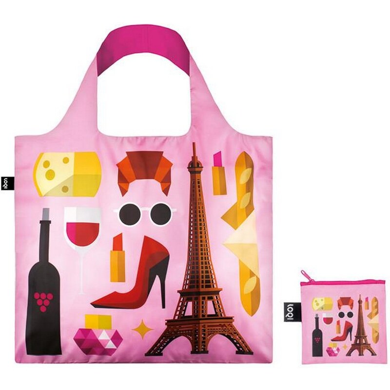 Skladacia nákupná taška LOQI HEY STUDIO Paris