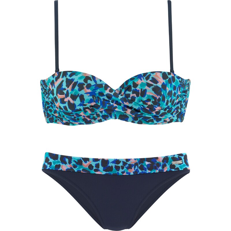 LASCANA Bikiny tyrkysová / čierna 54225629