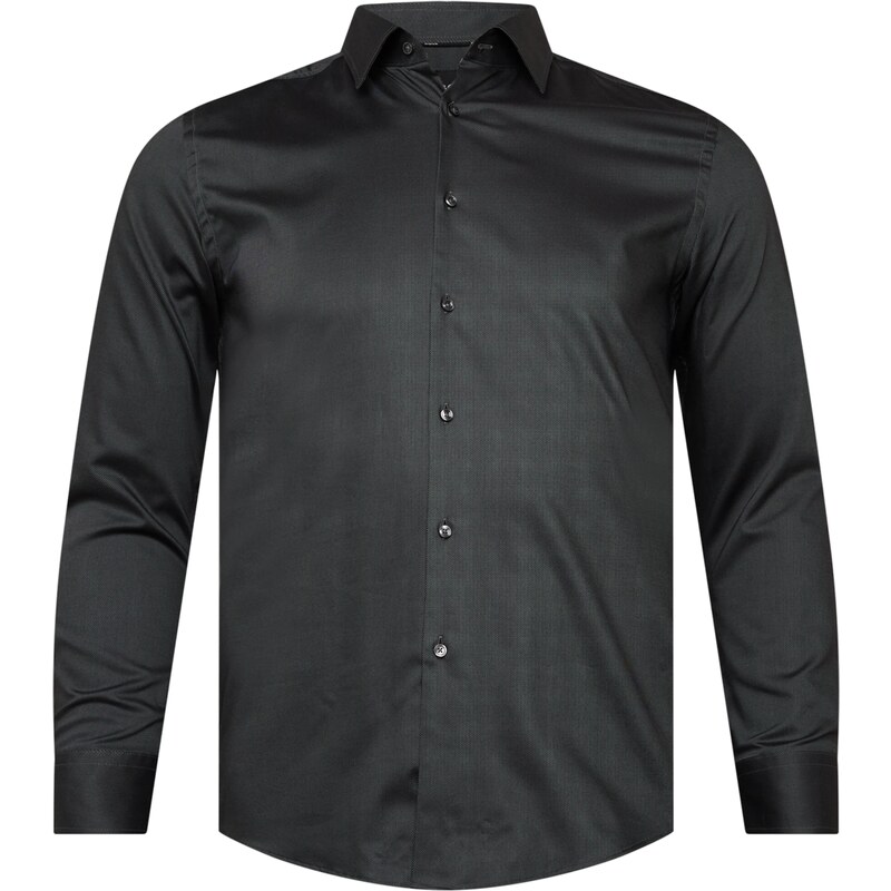 BOSS Košeľa Hank antracitová 31285467