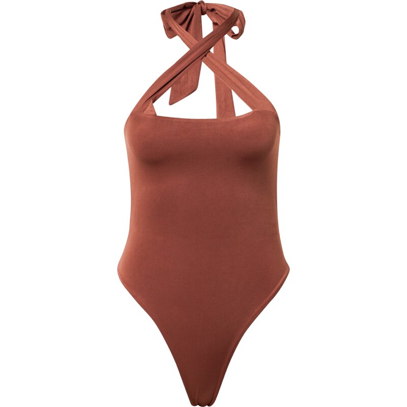 Misspap Košeľové body hnedá 63141684