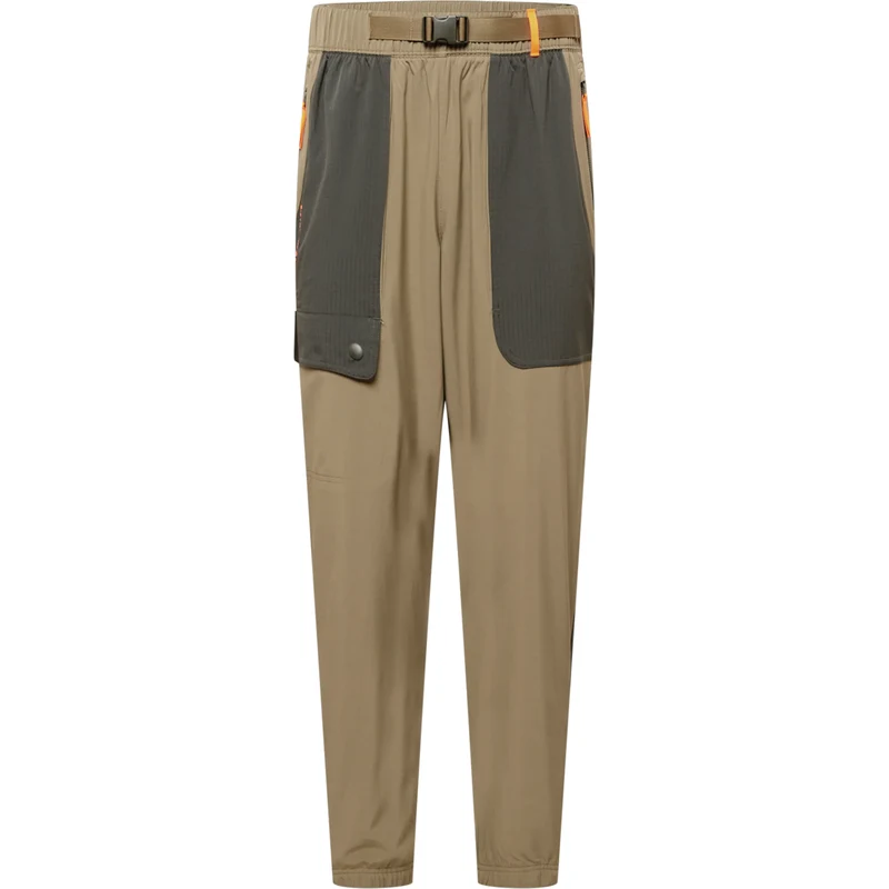 UNDER ARMOUR Športové nohavice Rush olivová / tmavozelená / oranžová 67749987