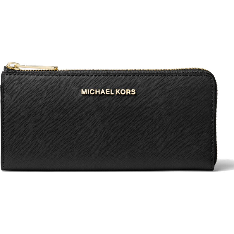 Michael Kors Jet Set Travel Large Saffiano Leather Quarter-Zip Wallet 31313712