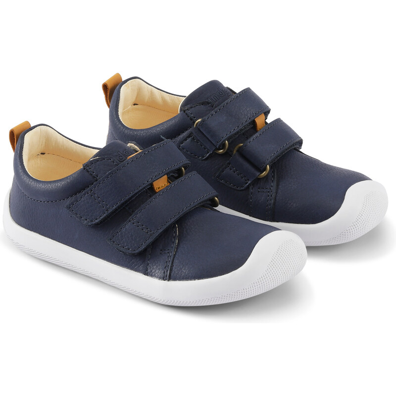 Detské kožené topánky Bundgaard The Walker Velcro BG101167W-518 Navy G 46771373