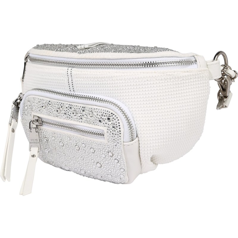 STEVE MADDEN Ľadvinka Maxima strieborná / biela 31320701