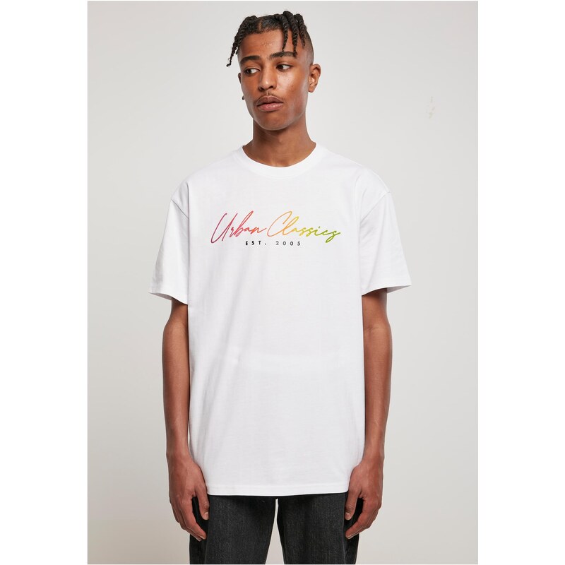 Urban Classics T-shirt with Script logo white 50680122