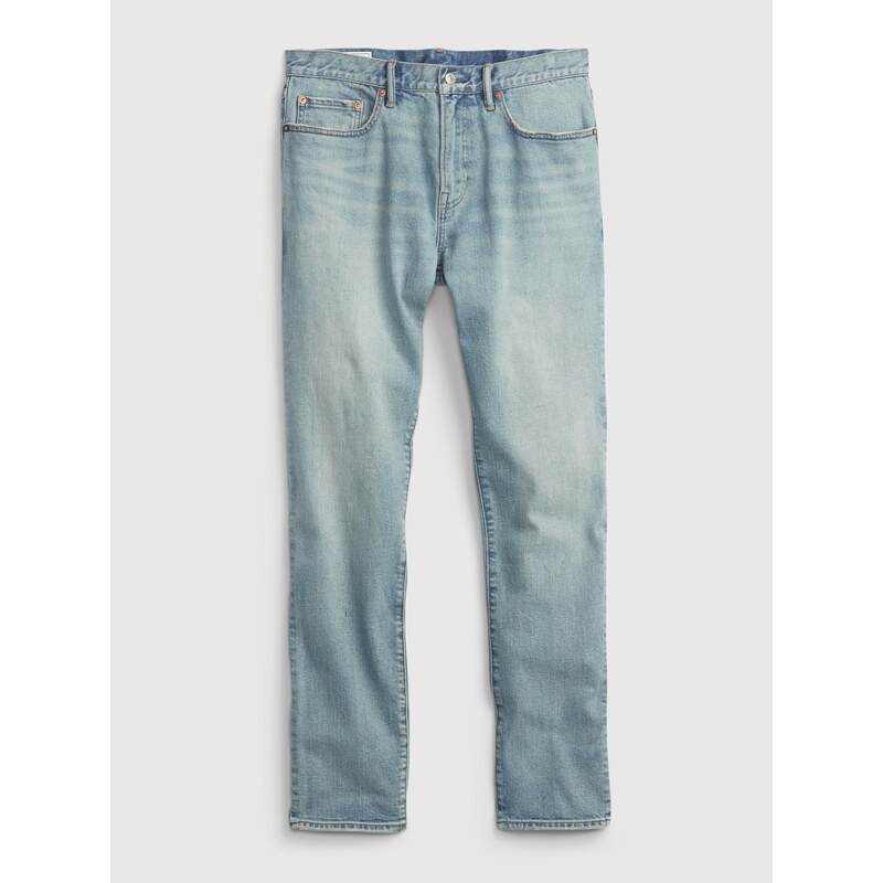 Modré pánske rifle slim GAP gapflex Washwell 50536174