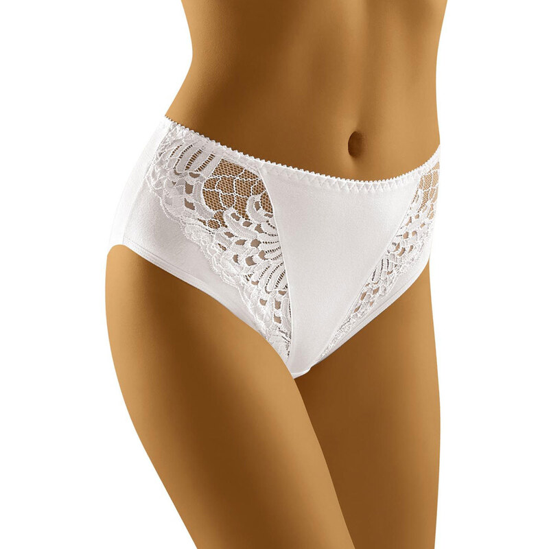 Glara Vysoké nohavičky s čipkou 31329153