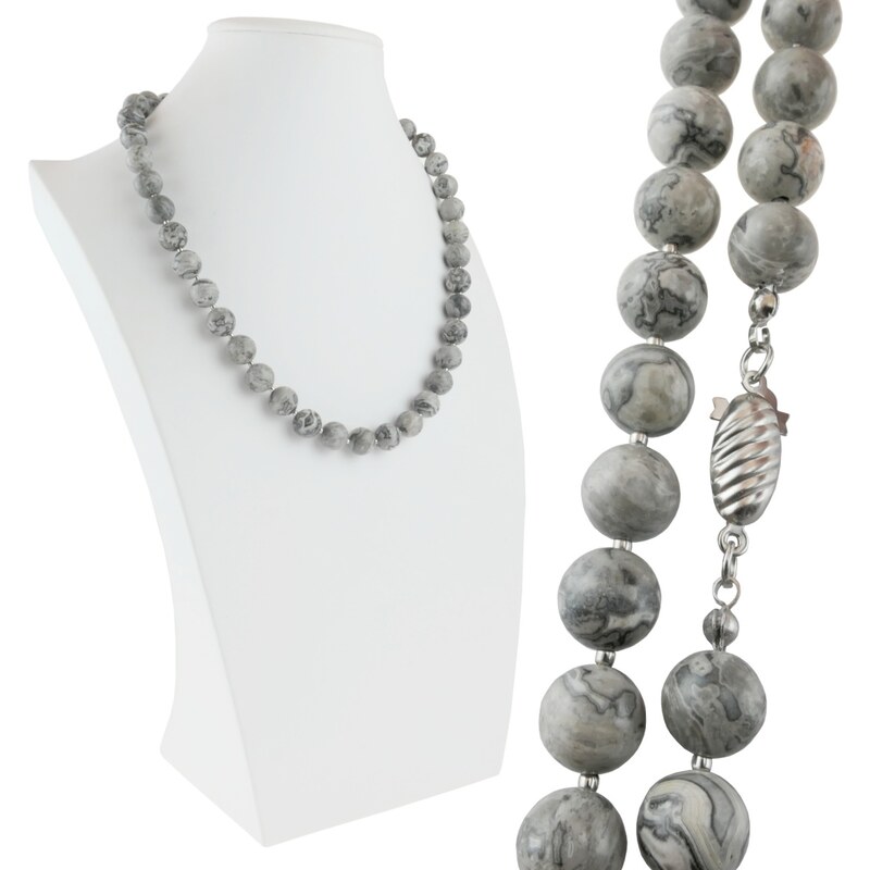 CITY STORM Náhrdelník z minerálu Jaspis Fancy 10 mm 66888889