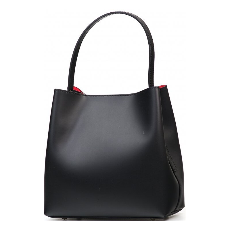 Blaire Kožená kabelka Sarah čierno-červená 64987826