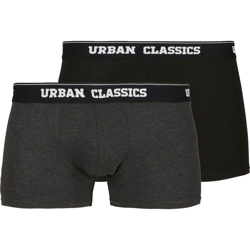 Urban Classics Boxerky grafitová / čierna / biela 67284650