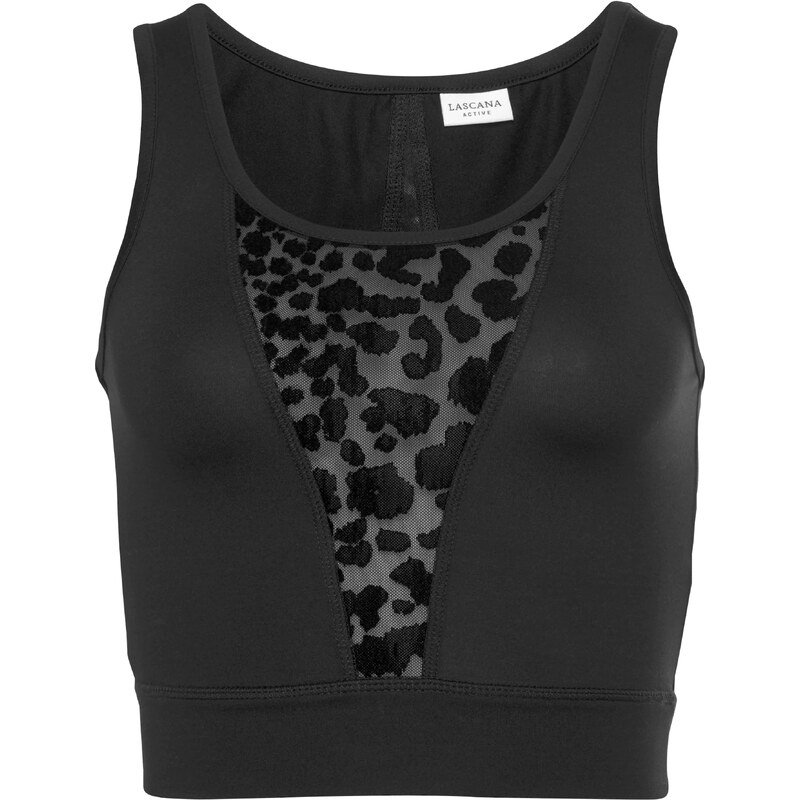 LASCANA ACTIVE Športový top čierna 54229745