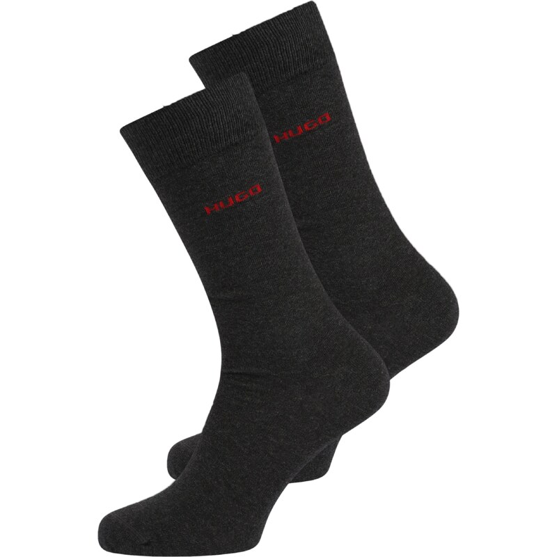 HUGO Ponožky tmavosivá / červená 31414149