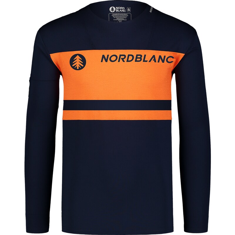 Nordblanc Modré pánske funkčné cyklo tričko SOLITUDE
