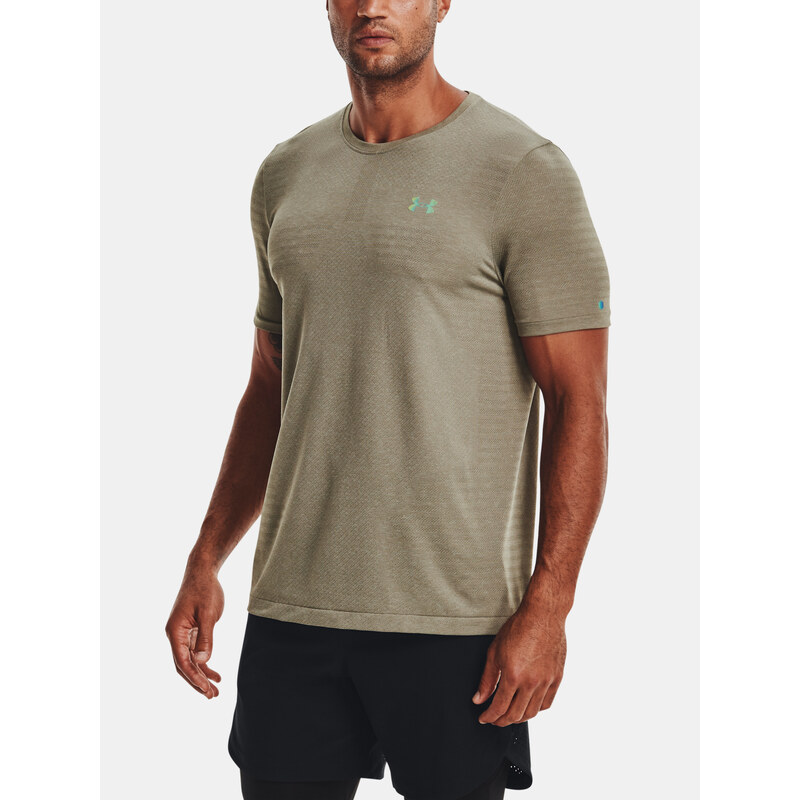 T-Shirt Under Armour UA Rush Seamless GeoSport SS-GRN - Men 67389498
