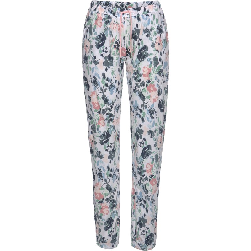 VIVANCE Pyžamové nohavice zmiešané farby / biela 54229789