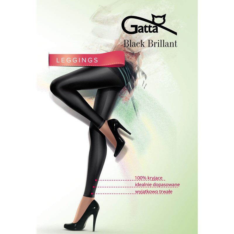 Dámske legíny Gatta 44000 Black Brillant 53441830
