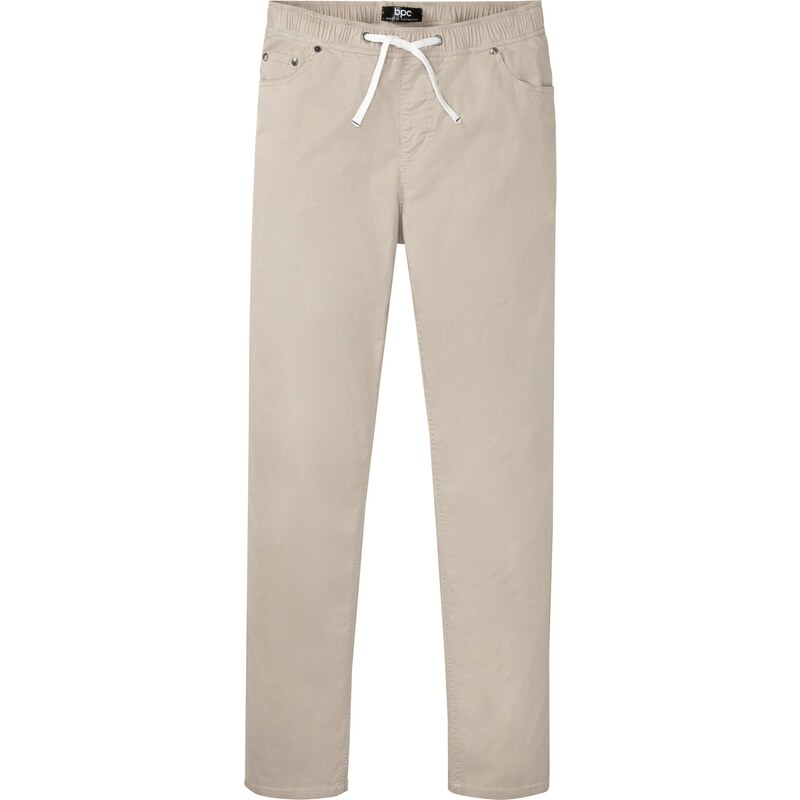 bonprix Strečové nohavice bez zapínania, Regular Fit, rovné, farba 57938148