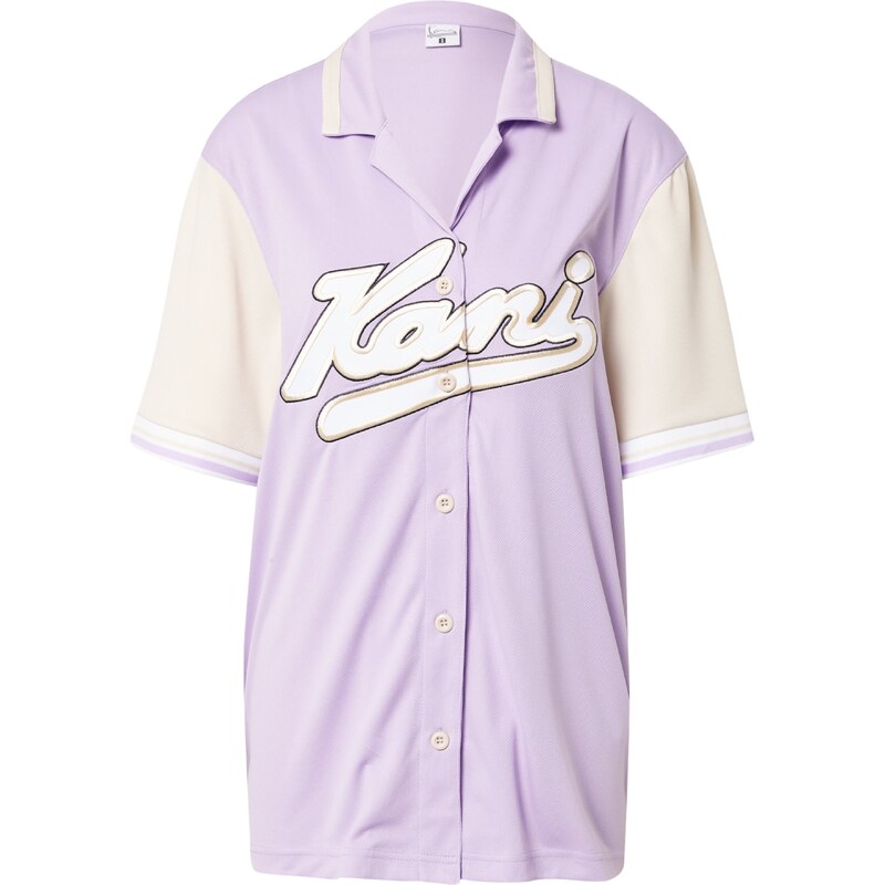 Karl Kani Blúzka Varsity svetlobéžová / orgovánová / čierna / biela 54230042