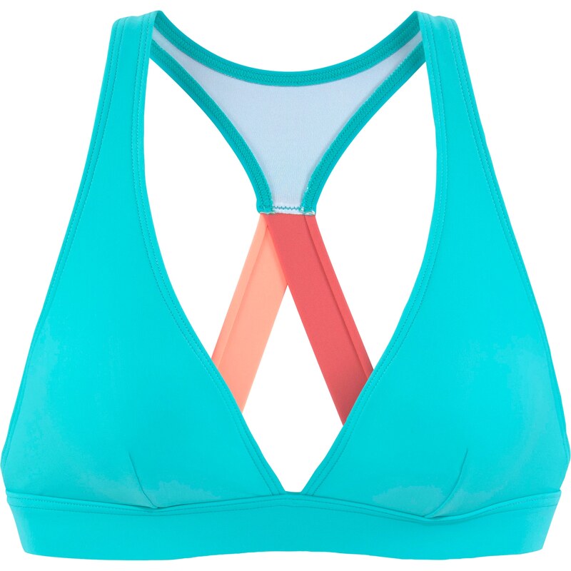 LASCANA ACTIVE Športový bikinový top vodová / koralová / melónová 54230043