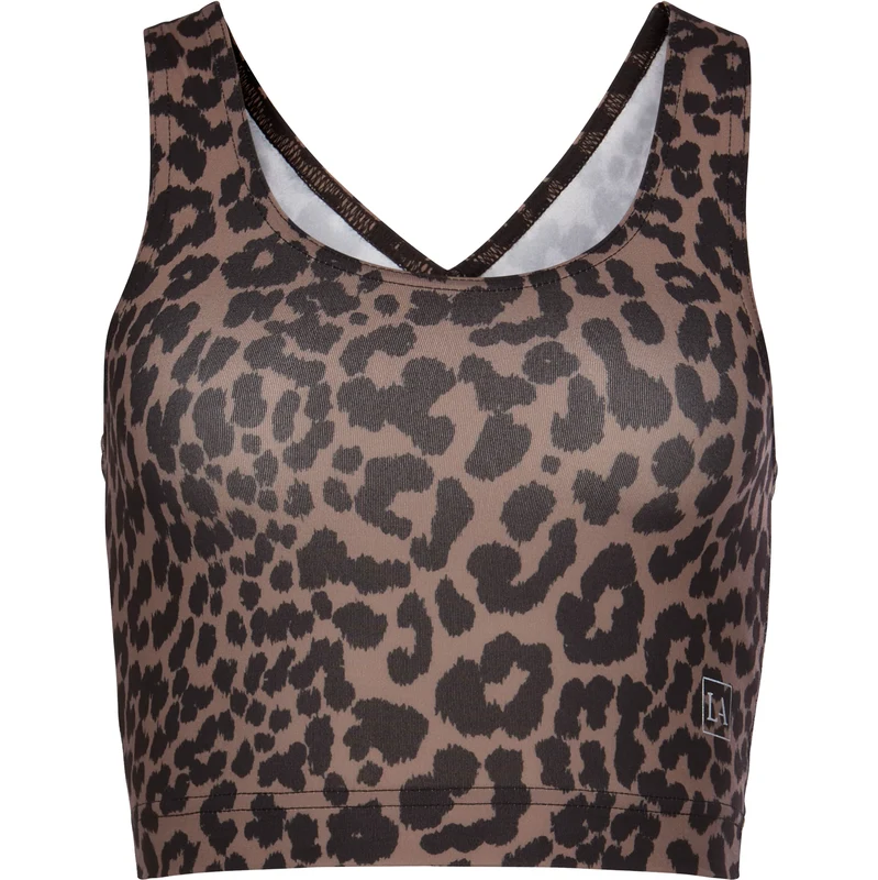 LASCANA ACTIVE Športový top čokoládová / svetlohnedá 65772423