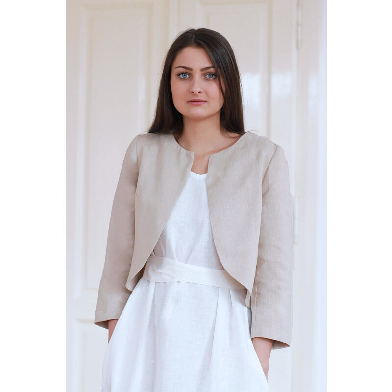 Lotika České autorské bolerko zo 100% lanu Premium quality 31810139