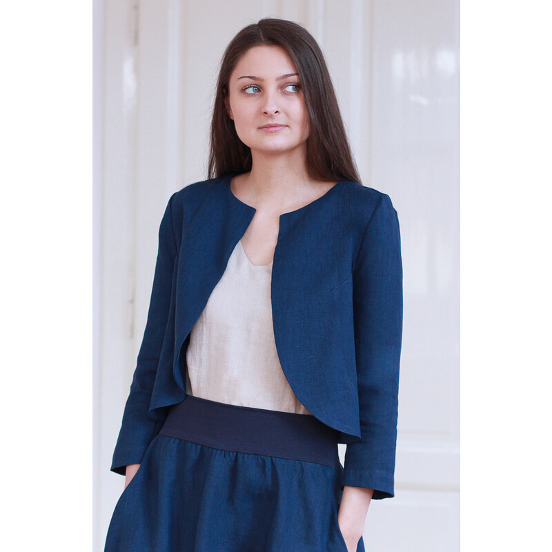 Lotika České autorské bolerko zo 100% lanu Premium quality 31810142