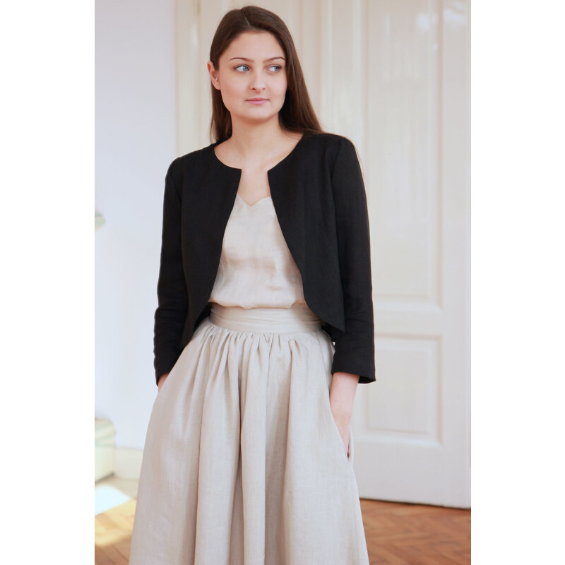 Lotika České autorské bolerko zo 100% lanu Premium quality 31511779