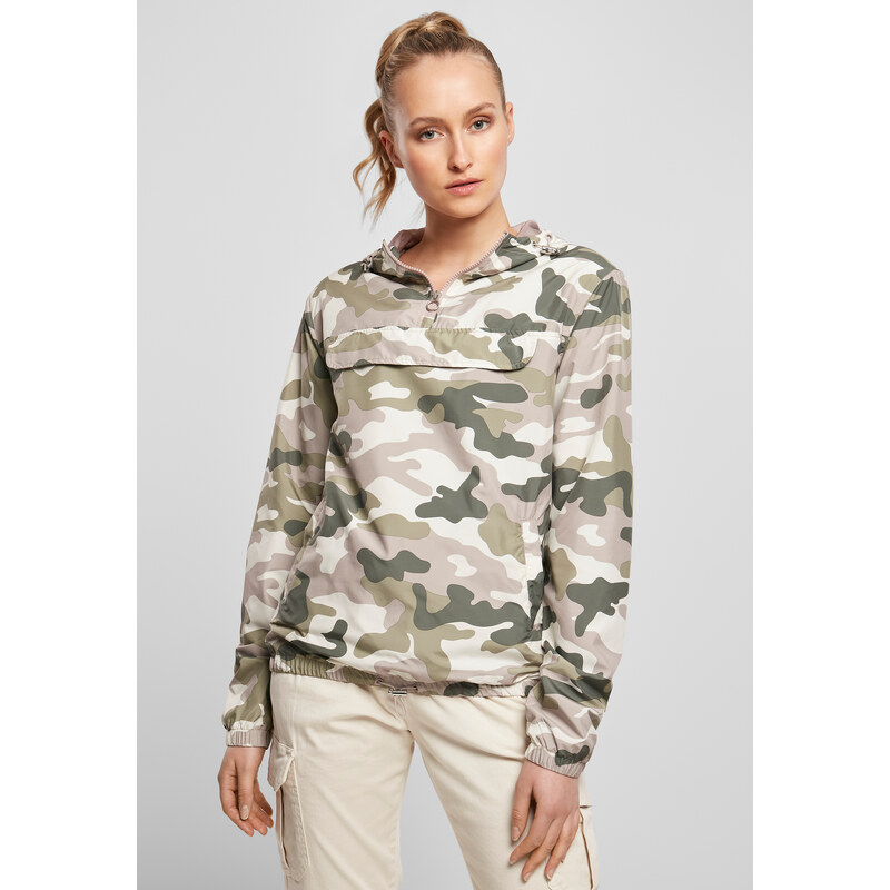 Urban Classics Dámska Bunda Camo Pull Over Dukrose camo 50615455