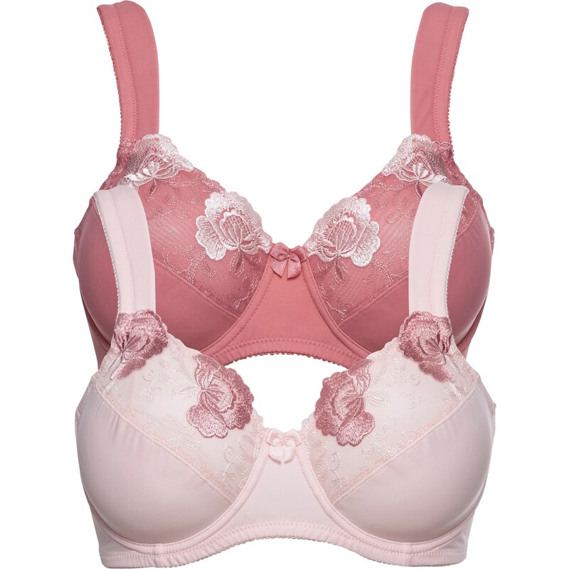 bonprix Minimizer podprsenka s vystuženými ramienkami (2 ks), farba 44733367