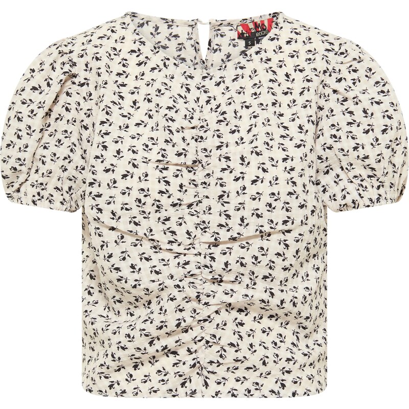 myMo ROCKS Blúzka čierna / biela ako vlna 63141578