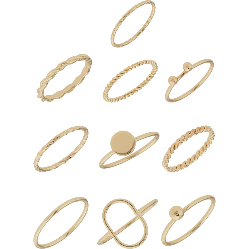 ABOUT YOU Prsteň Talia zlatá 31532383