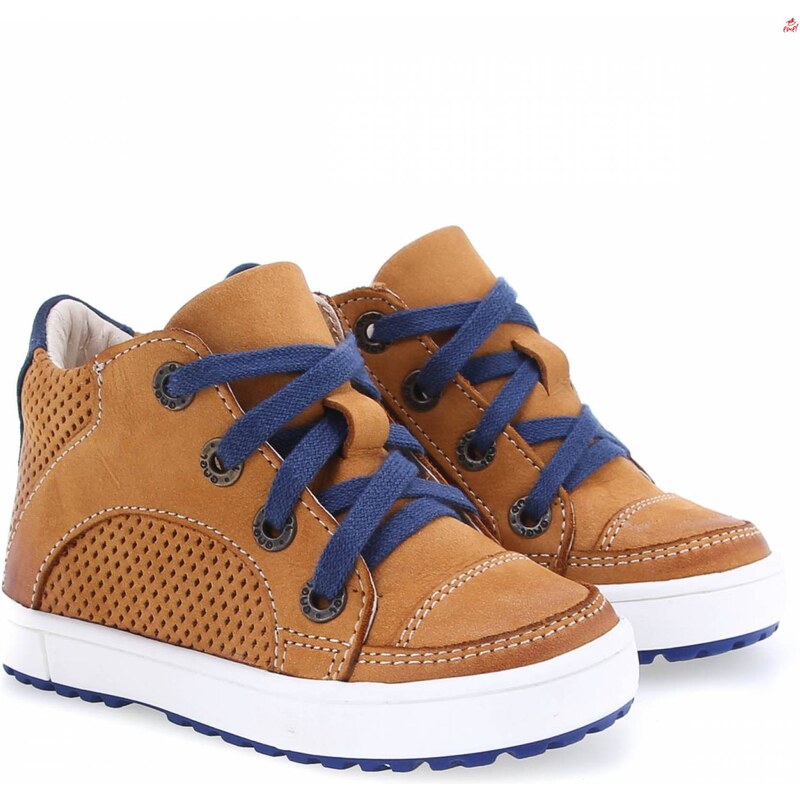 Detské kožené topánočky EMEL 2630B-4 Hnedá 46771380