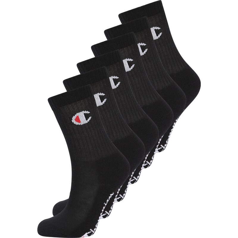 Champion Authentic Athletic Apparel Ponožky červená / čierna / biela 65641795