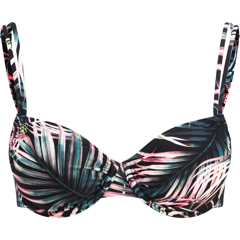 LASCANA Bikinový top smaragdová / trávovo zelená / ružová 54224340