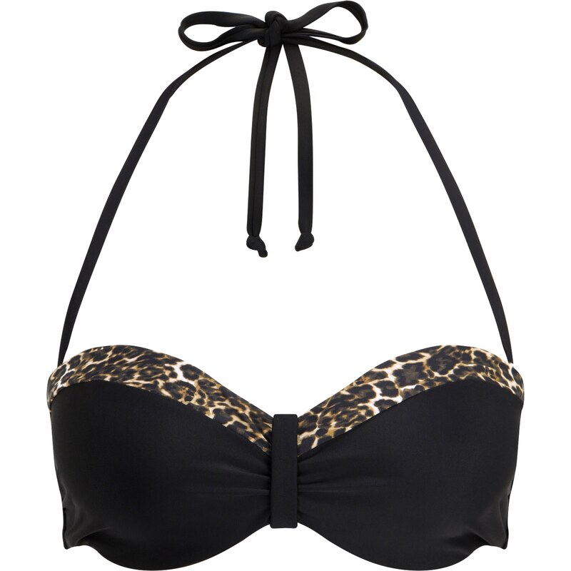 LASCANA Bikinový top Adele tmelová / hnedá / tmavohnedá / čierna 54225782