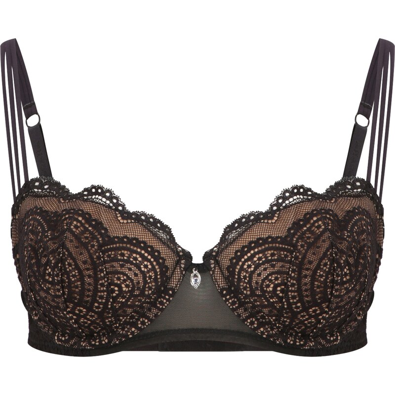 LASCANA Podprsenka svetlohnedá / čierna 54230024