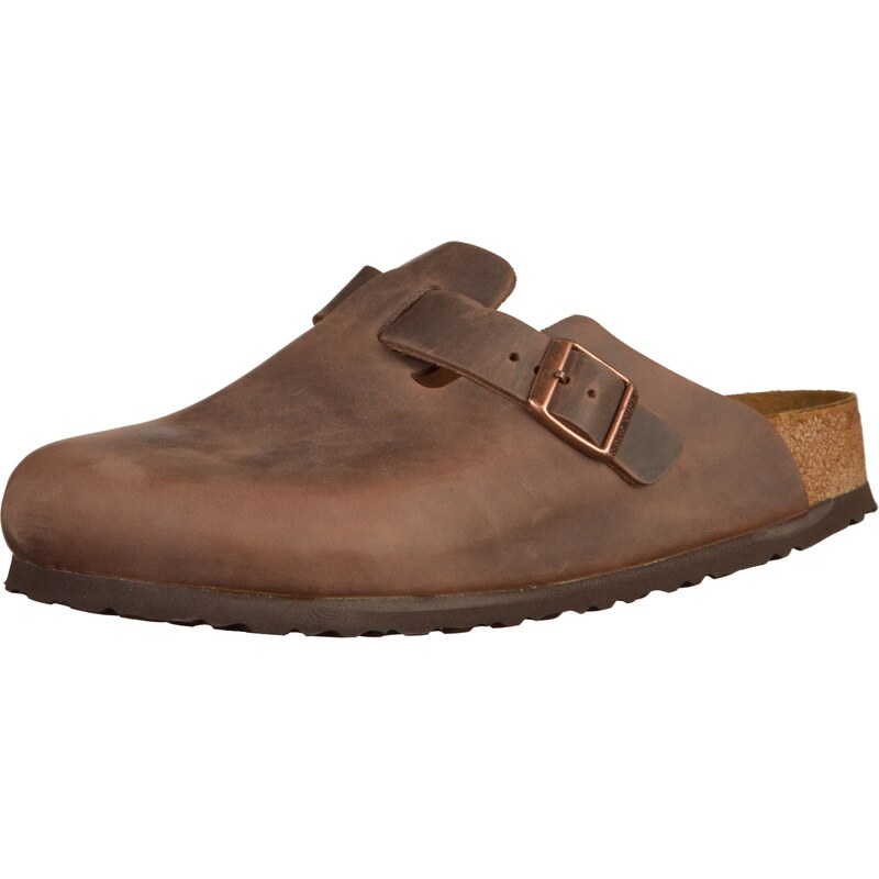 BIRKENSTOCK Šľapky Boston tmavohnedá 37798480